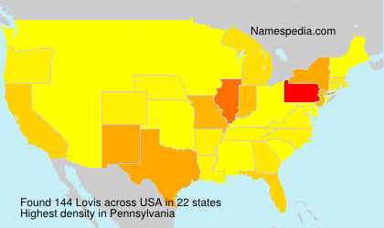 Surname Lovis in USA Surname Lovis in USA