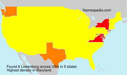 Surname Lowenborg in USA Surname Lowenborg in USA