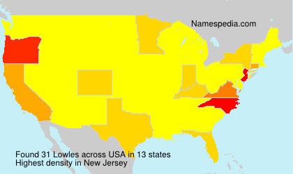 Surname Lowles in USA Surname Lowles in USA