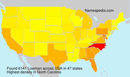 Surname Lowman in USA Surname Lowman in USA