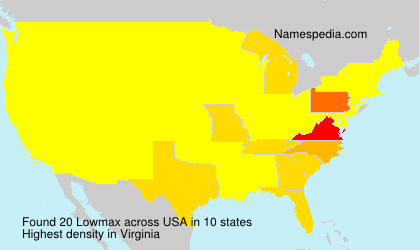 Surname Lowmax in USA Surname Lowmax in USA
