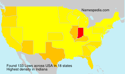 Surname Lows in USA Surname Lows in USA