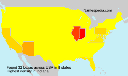 Surname Loxas in USA Surname Loxas in USA