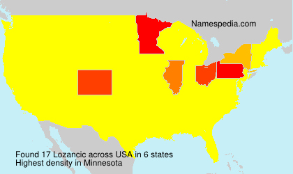 Surname Lozancic in USA Surname Lozancic in USA