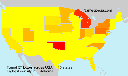 Surname Lozer in USA Surname Lozer in USA
