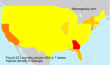 Surname Lozynsky in USA Surname Lozynsky in USA