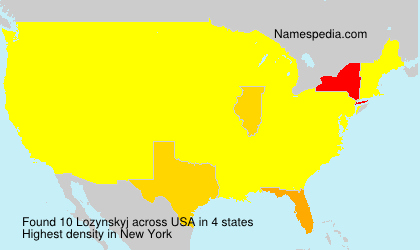 Surname Lozynskyj in USA Surname Lozynskyj in USA