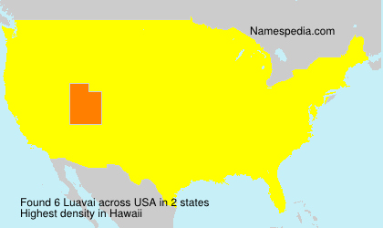 Surname Luavai in USA Surname Luavai in USA