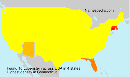 Surname Lubenstein in USA Surname Lubenstein in USA