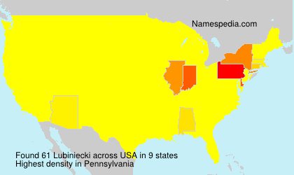 Surname Lubiniecki in USA Surname Lubiniecki in USA