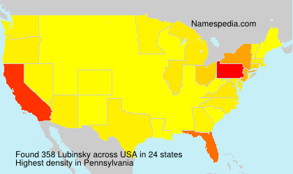 Surname Lubinsky in USA Surname Lubinsky in USA
