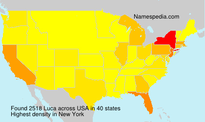 Surname Luca in USA Surname Luca in USA