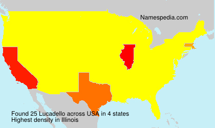Surname Lucadello in USA Surname Lucadello in USA