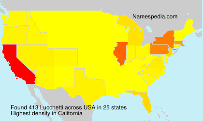 Surname Lucchetti in USA Surname Lucchetti in USA