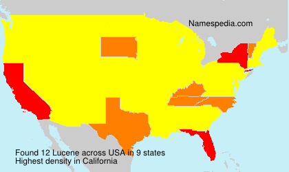 Surname Lucene in USA Surname Lucene in USA