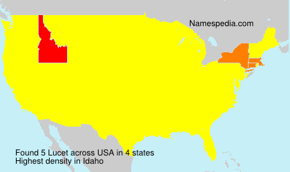 Surname Lucet in USA Surname Lucet in USA