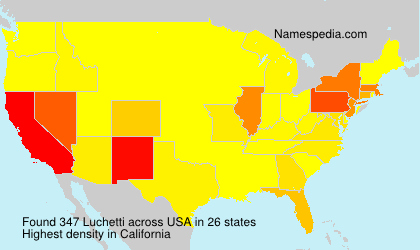 Surname Luchetti in USA Surname Luchetti in USA