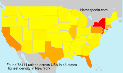 Surname Luciano in USA Surname Luciano in USA