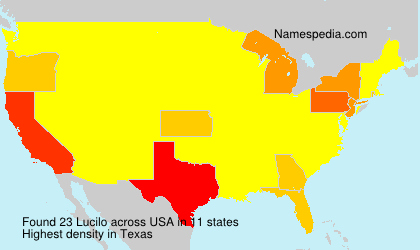 Surname Lucilo in USA Surname Lucilo in USA