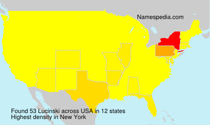 Surname Lucinski in USA Surname Lucinski in USA