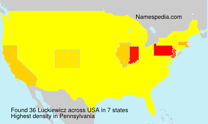 Surname Luckiewicz in USA Surname Luckiewicz in USA