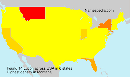 Surname Lucon in USA Surname Lucon in USA