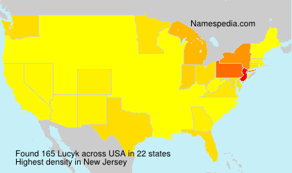 Surname Lucyk in USA Surname Lucyk in USA