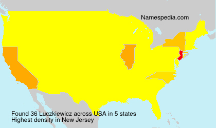 Surname Luczkiewicz in USA Surname Luczkiewicz in USA