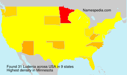 Surname Ludenia in USA Surname Ludenia in USA