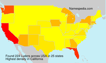 Surname Luders in USA Surname Luders in USA