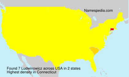 Surname Ludwinowicz in USA