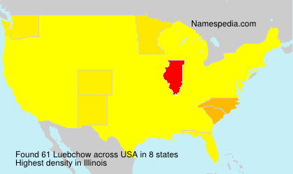 Surname Luebchow in USA Surname Luebchow in USA