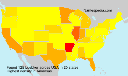 Surname Luebker in USA Surname Luebker in USA