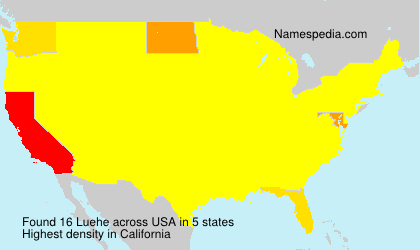 Surname Luehe in USA Surname Luehe in USA