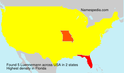 Surname Luennemann in USA Surname Luennemann in USA