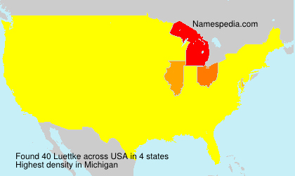 Surname Luettke in USA Surname Luettke in USA