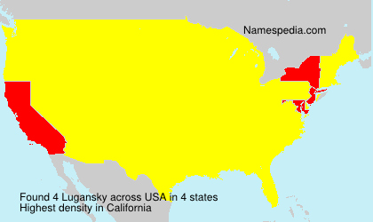 Surname Lugansky in USA Surname Lugansky in USA