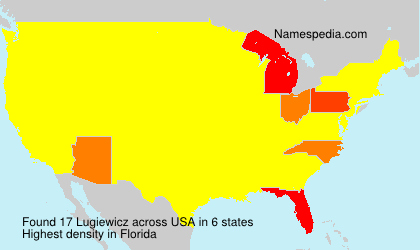 Surname Lugiewicz in USA Surname Lugiewicz in USA