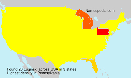 Surname Luginski in USA