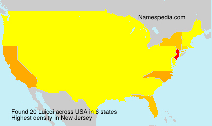 Surname Luicci in USA Surname Luicci in USA