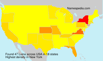 Surname Luina in USA Surname Luina in USA