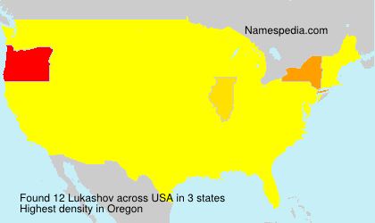 Surname Lukashov in USA Surname Lukashov in USA