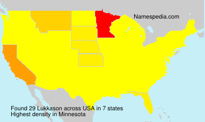 Surname Lukkason in USA Surname Lukkason in USA