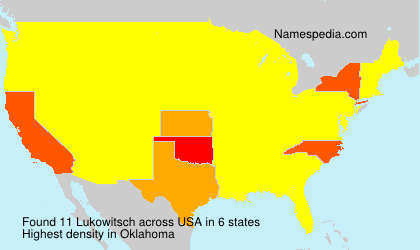 Surname Lukowitsch in USA Surname Lukowitsch in USA