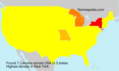 Surname Lukunka in USA Surname Lukunka in USA
