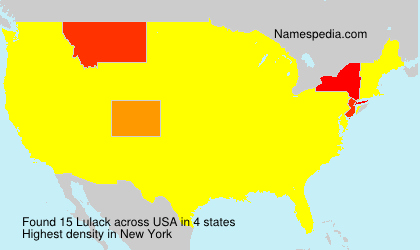 Surname Lulack in USA Surname Lulack in USA