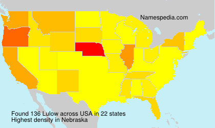 Surname Lulow in USA Surname Lulow in USA
