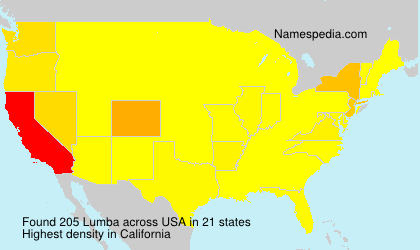 Surname Lumba in USA Surname Lumba in USA