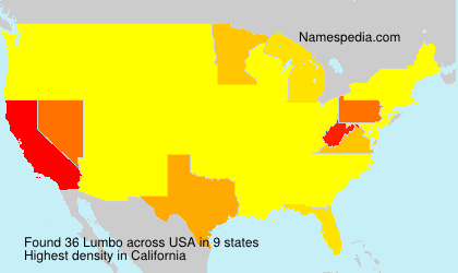 Surname Lumbo in USA Surname Lumbo in USA