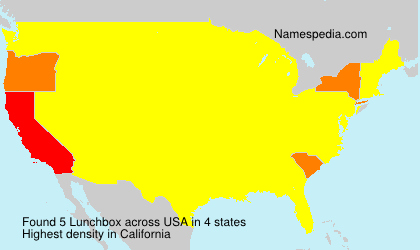 Surname Lunchbox in USA Surname Lunchbox in USA